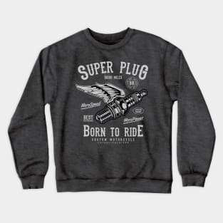 Spark Plug Motorcycle Crewneck Sweatshirt